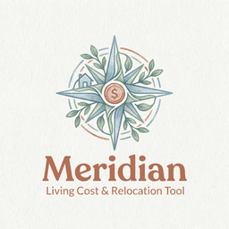 Meridian compass rose